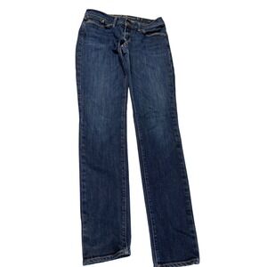 Levi's Capital E 524 Bootcut Jeans Dark‎ Wash Denim Womens 28 made USA